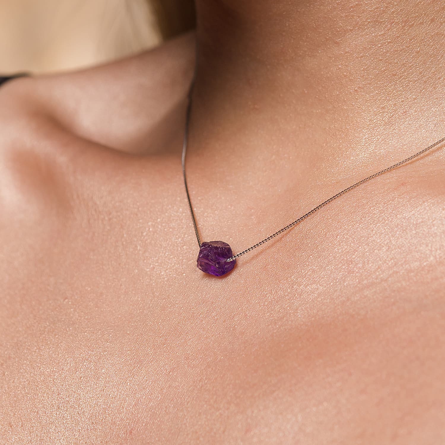 Natural Amethyst Necklace