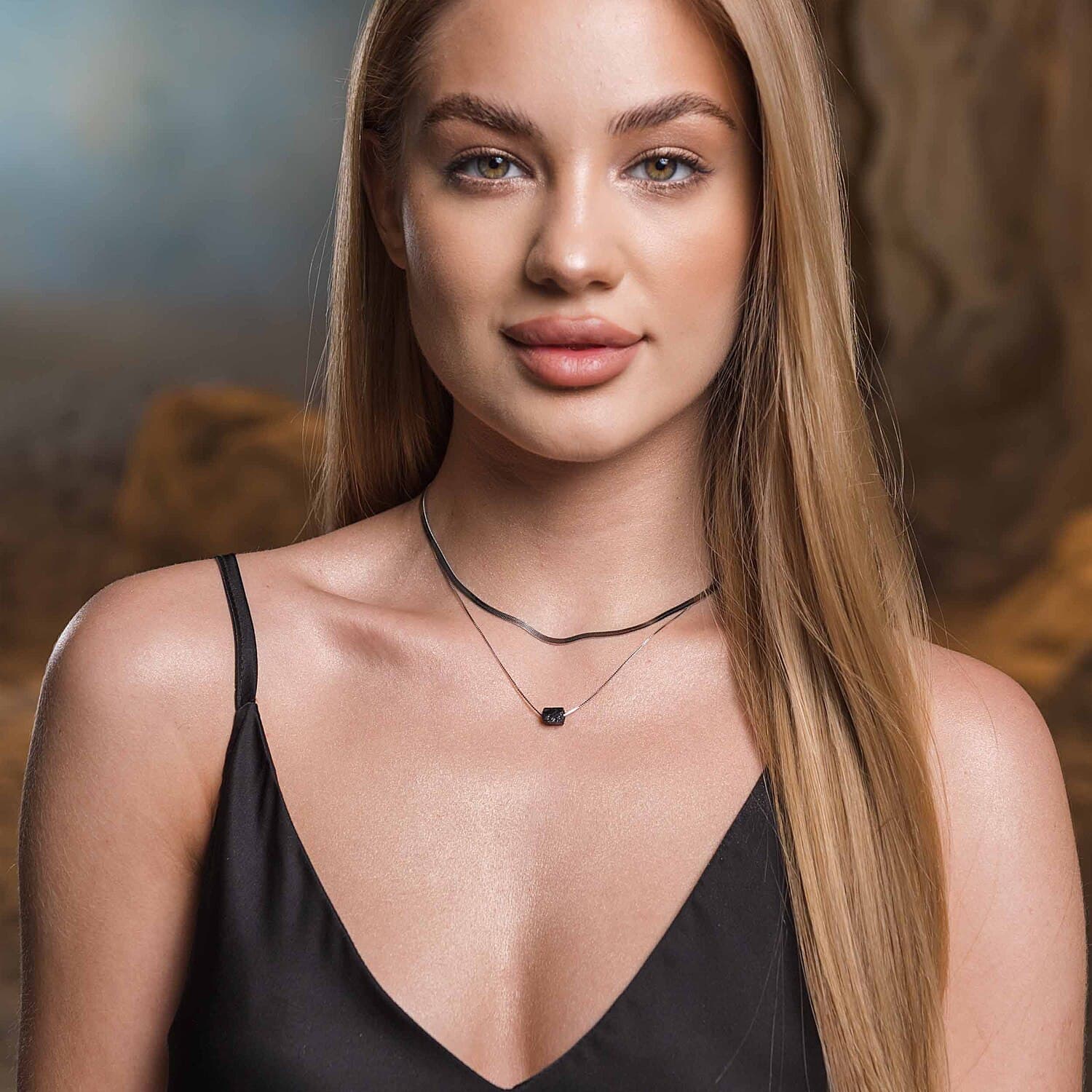 Natural Black Tourmaline Necklace