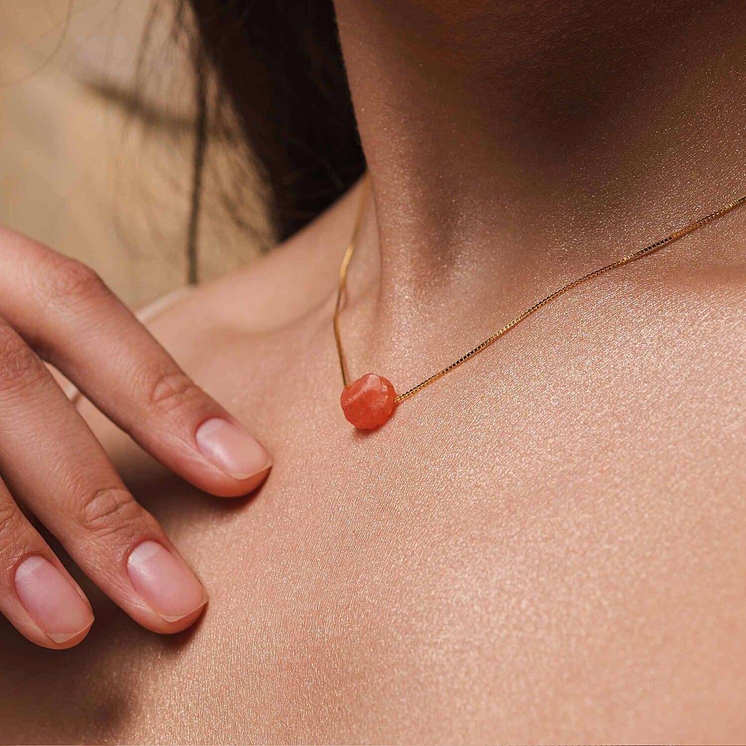 Natural Carnelian Necklace