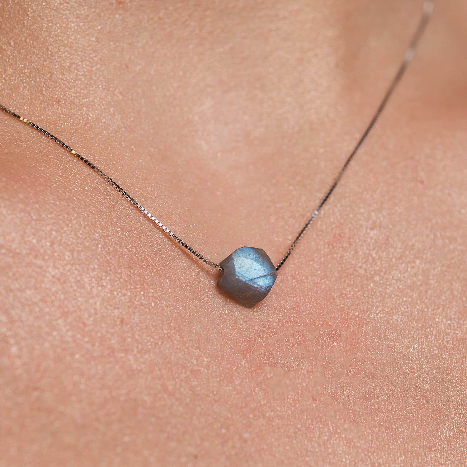 Natural Labradorite Necklace