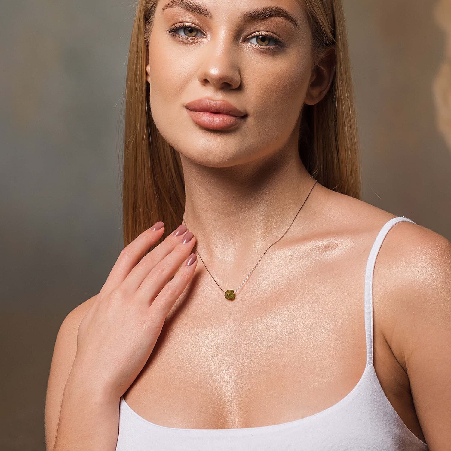 Natural Peridot Necklace