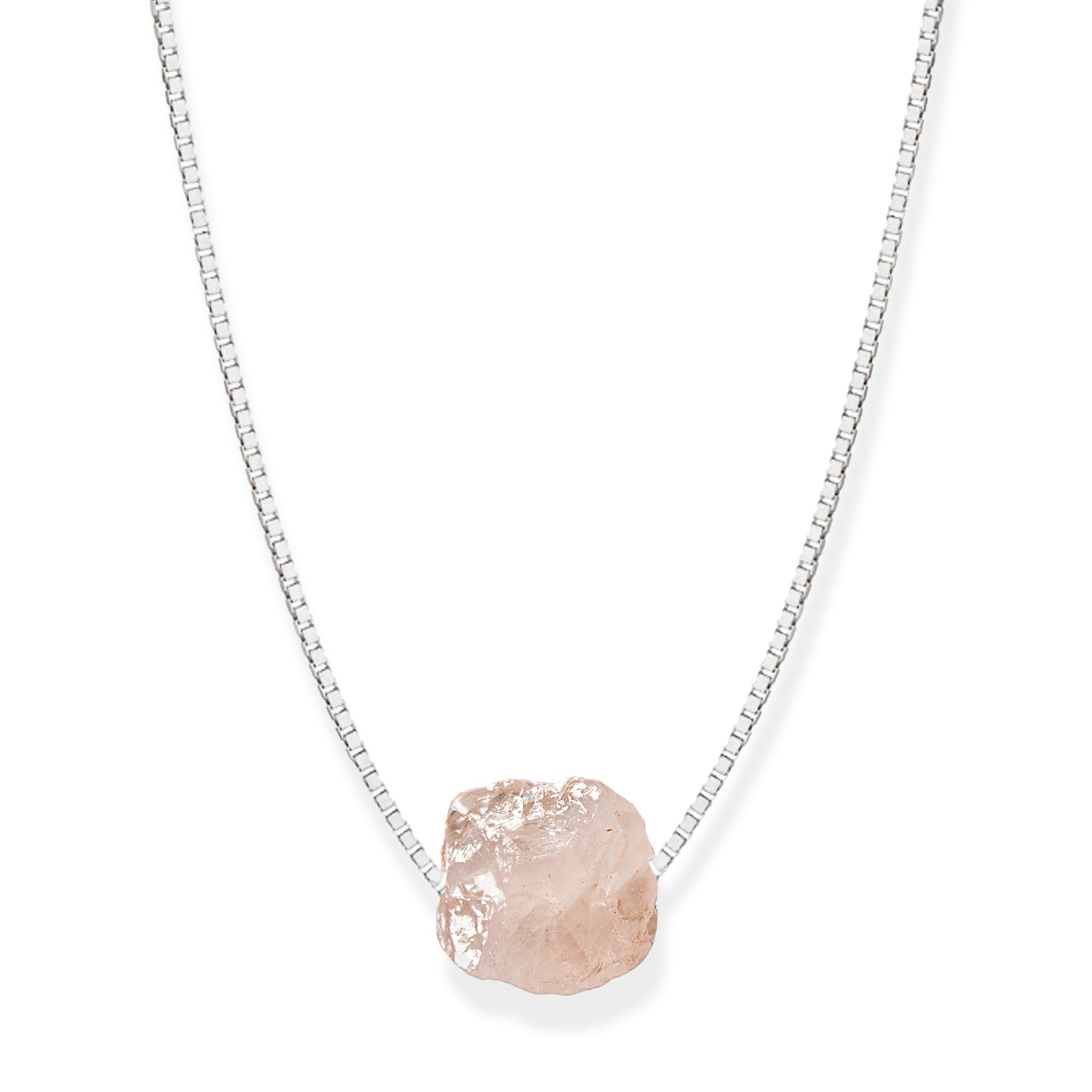 Natural Rose Quartz Necklace