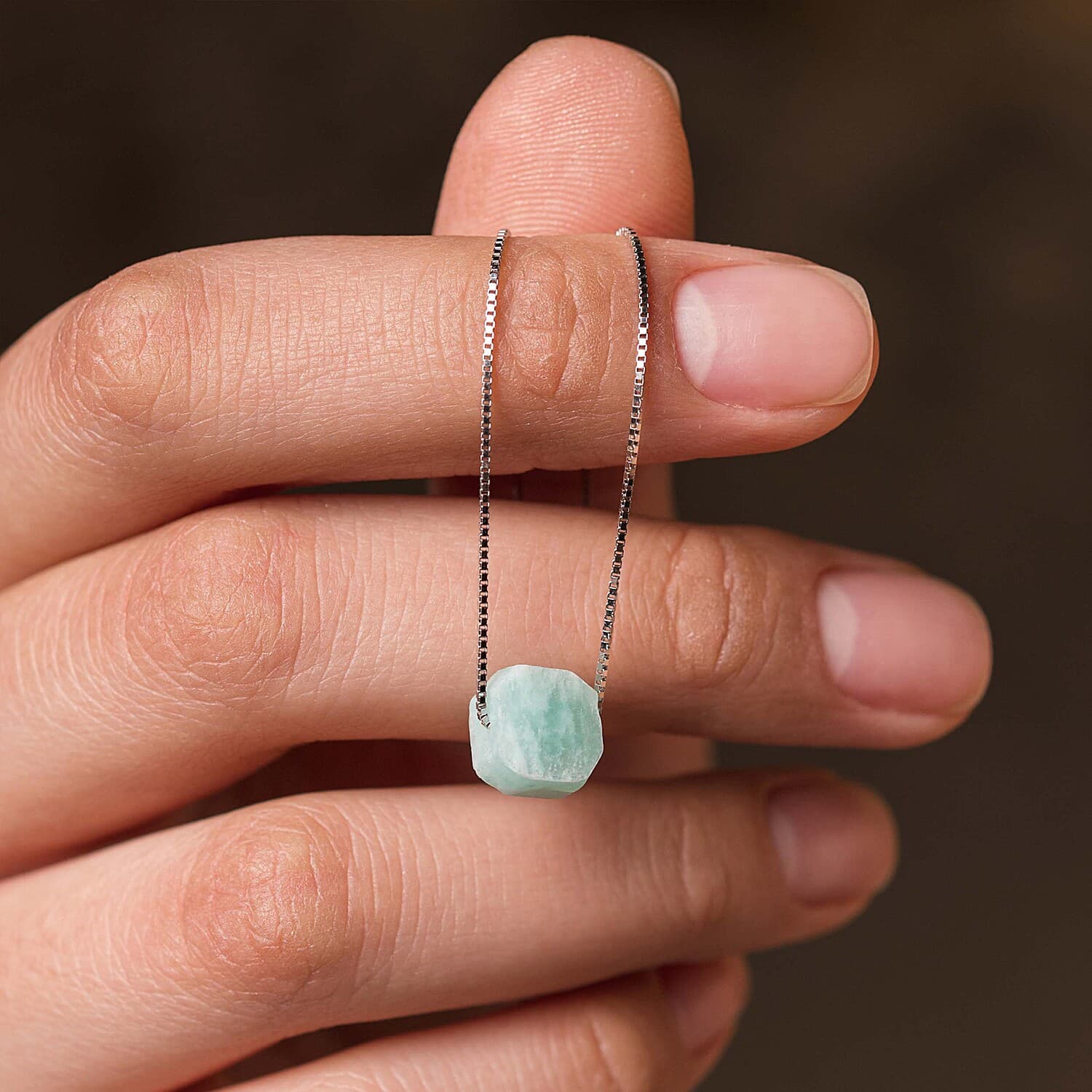 Raw Amazonite Necklace