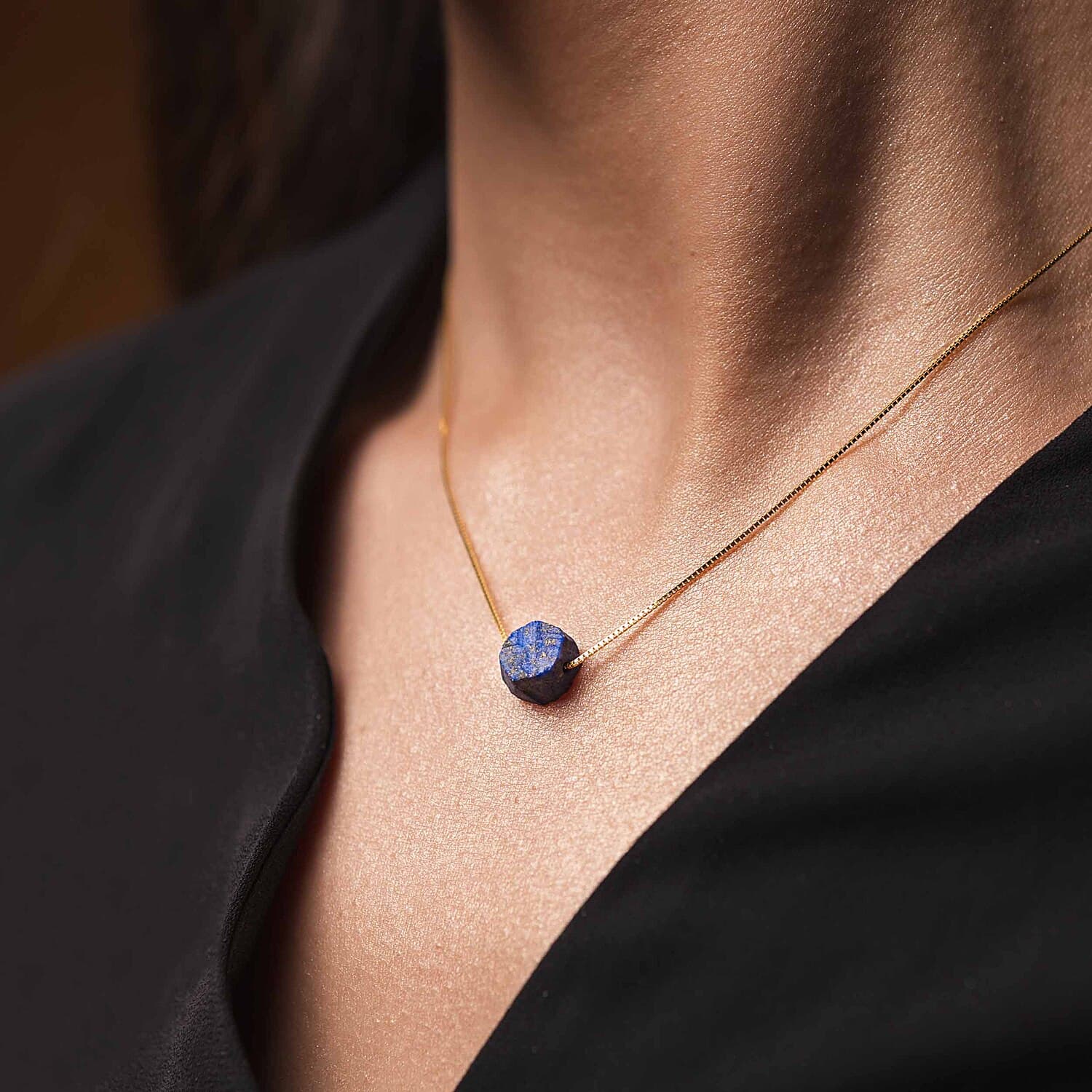 Raw Lapis Lazuli Necklace