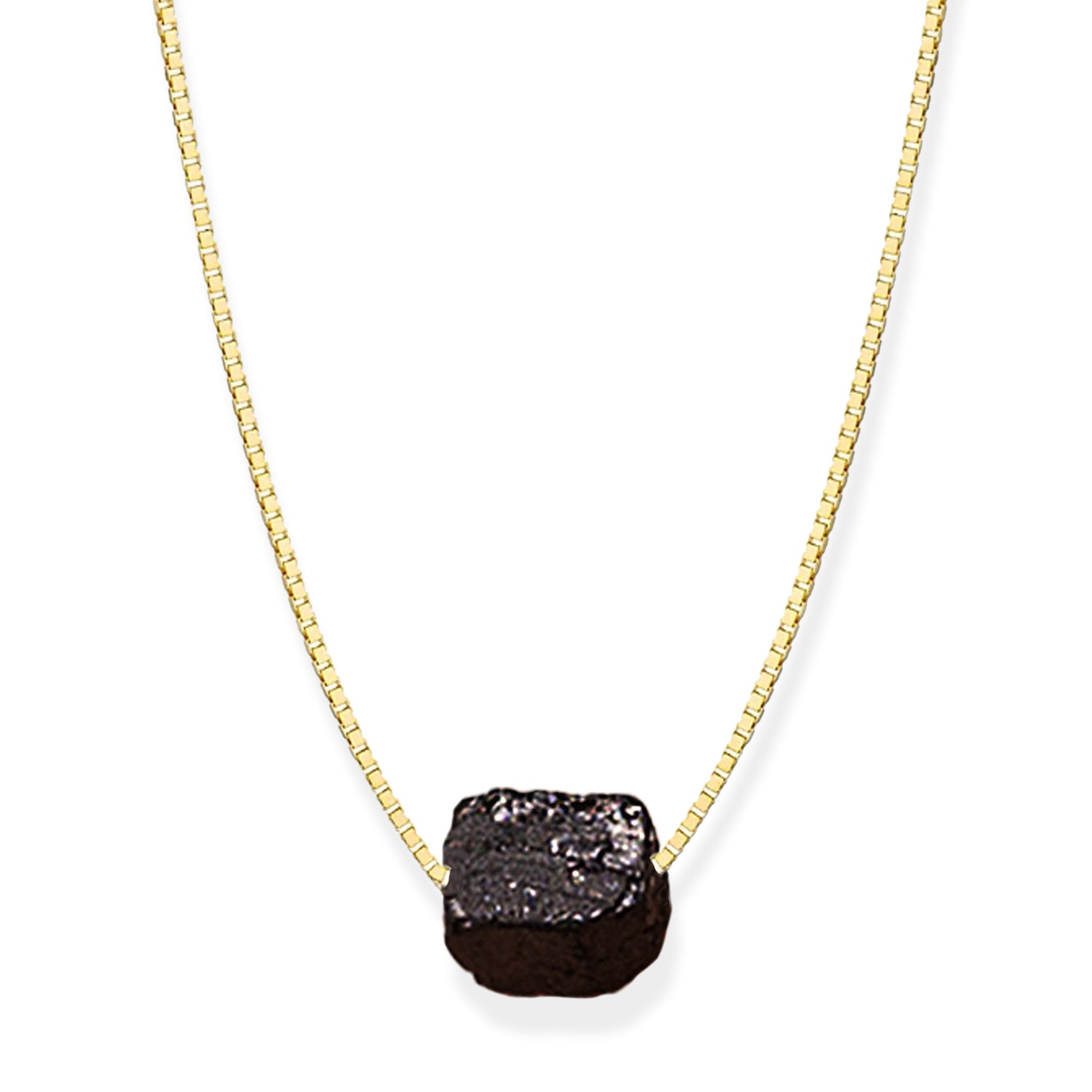 Natural Black Tourmaline Necklace