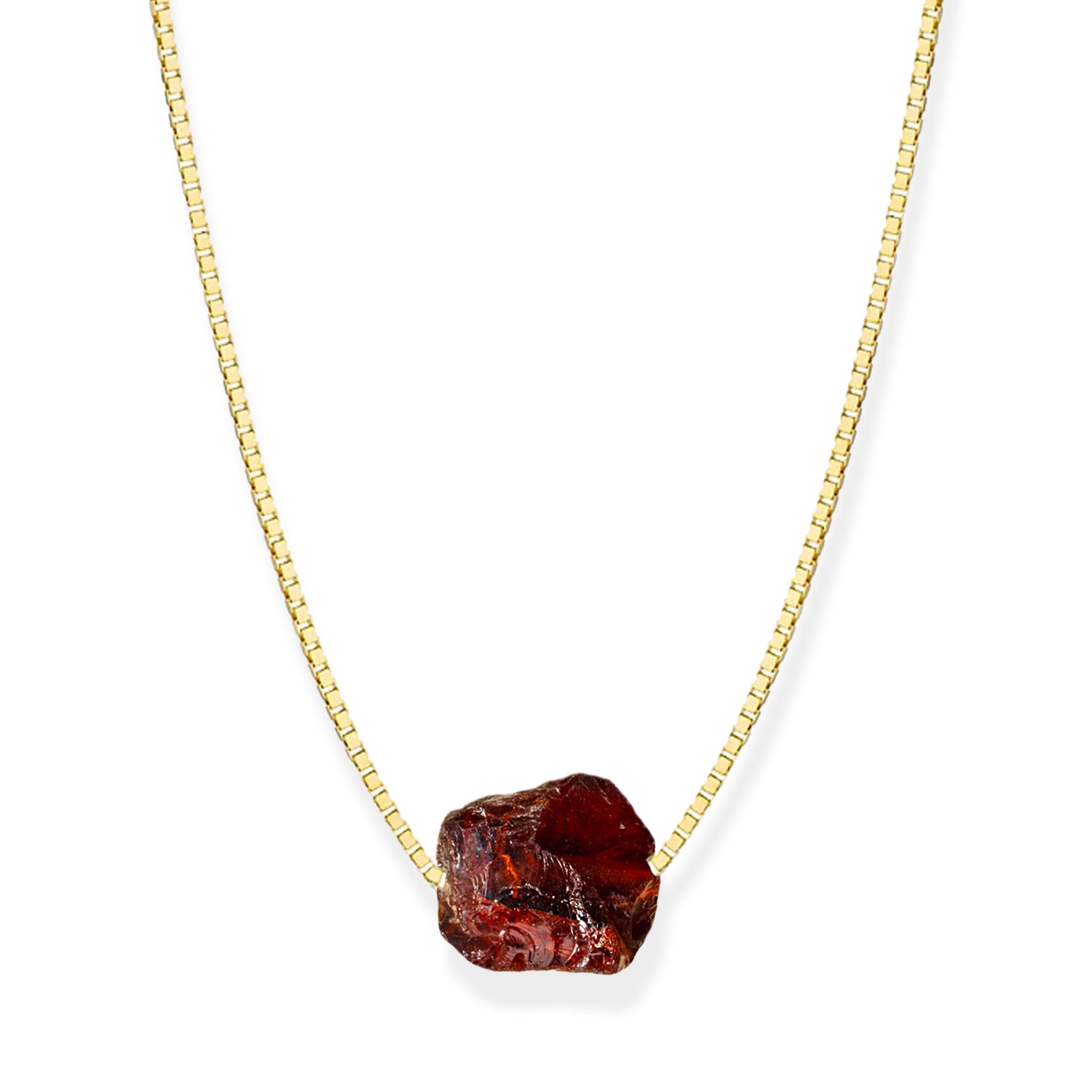 Natural Garnet Necklace